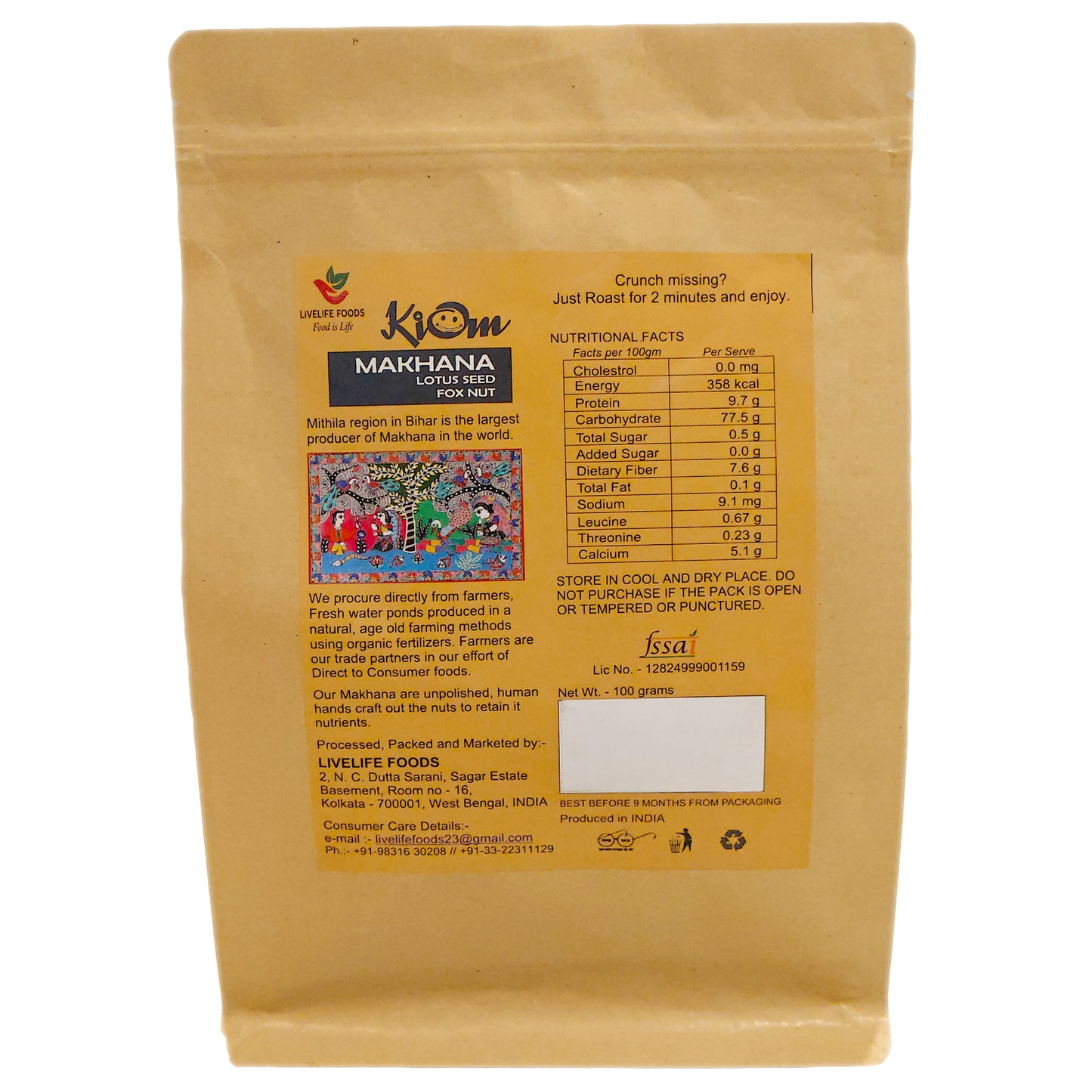 Premium Dry Roasted MAKHANA